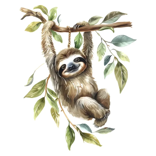 Sticker Animal Paresseux