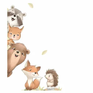 Sticker Coucou Animaux Forêt