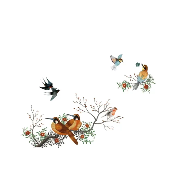 Stickers maison Oiseaux sur branches