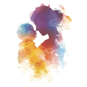 Sticker Mère enfant