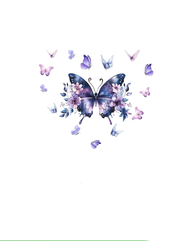 Stickers muraux Papillons violets