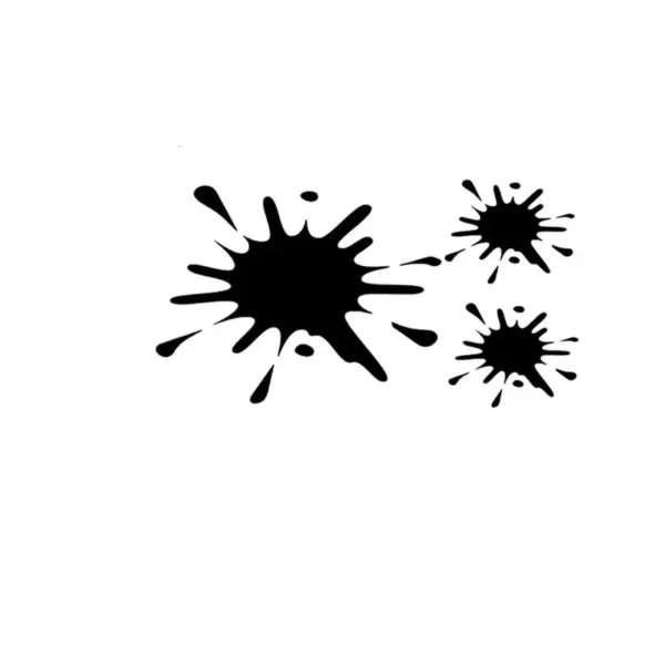 Sticker Tâches d'encre - noir