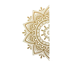 Sticker demi fleur de lotus