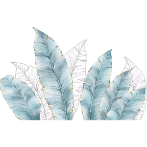 Sticker maison Grandes plumes