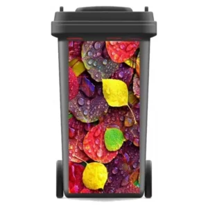 Sticker poubelle Feuilles d’automne