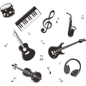 Stickers Instruments de musique