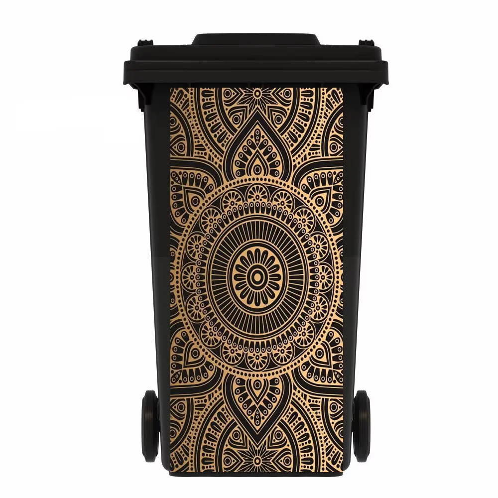 Sticker poubelle Mandalas