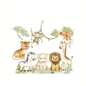 Stickers Petits animaux savane