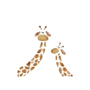 Stickers chambre enfant Girafes