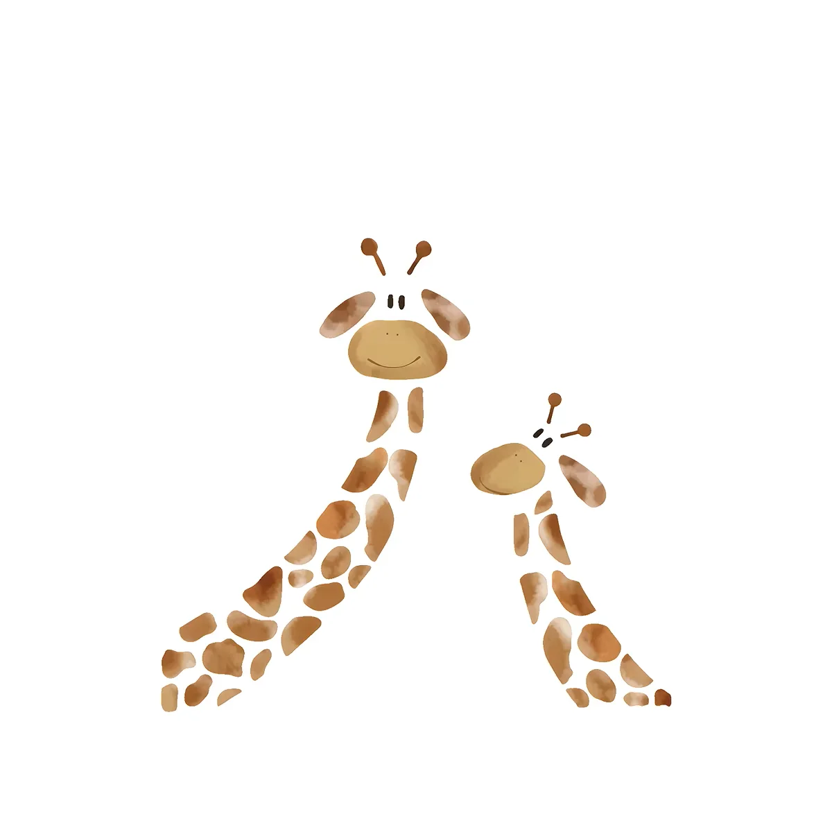 Stickers chambre enfant Girafes