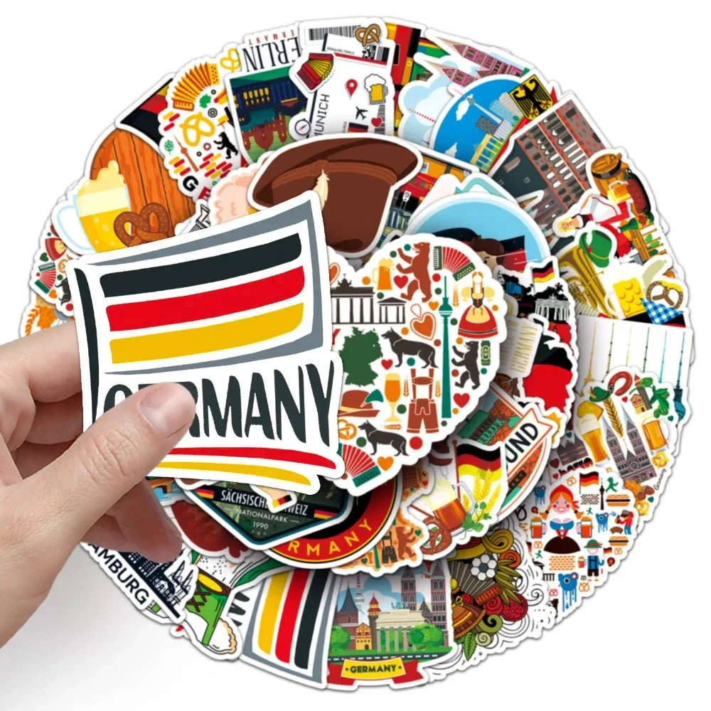 50 mini stickers Allemagne