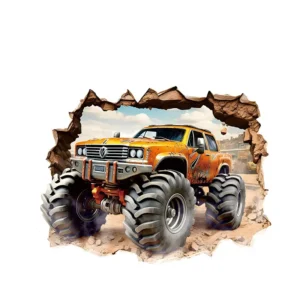 Sticker 3D Monster truck