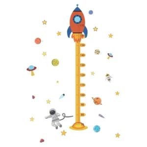 Sticker toise Fusée et espace