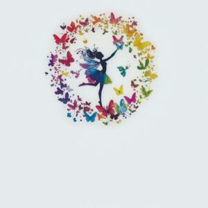 Sticker Danseuse ballet et papillons