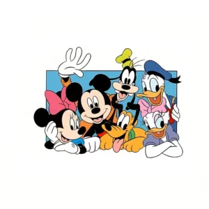 Sticker dessin animé Mickey et compagnie