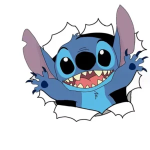 Sticker enfant Coucou Stitch