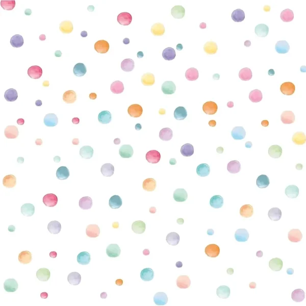 Stickers chambre enfant - Pois colorés