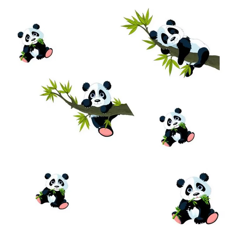 Stickers chambre enfant Tendres pandas