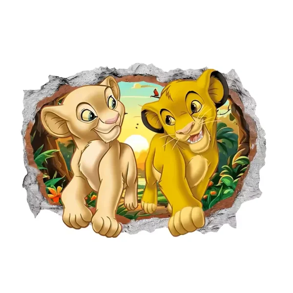 Sticker Le Roi Lion-Simba et Nala